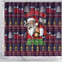 Lets Put The Rum Pum Pum Pum Christmas Shower Curtain Xmas Holiday Patterns - Wonder Print Shop