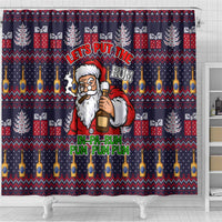 Lets Put The Rum Pum Pum Pum Christmas Shower Curtain Xmas Holiday Patterns - Wonder Print Shop
