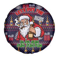 Lets Put The Rum Pum Pum Pum Christmas Spare Tire Cover Xmas Holiday Patterns - Wonder Print Shop