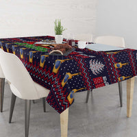 Lets Put The Rum Pum Pum Pum Christmas Tablecloth Xmas Holiday Patterns - Wonder Print Shop