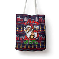 Lets Put The Rum Pum Pum Pum Christmas Tote Bag Xmas Holiday Patterns - Wonder Print Shop
