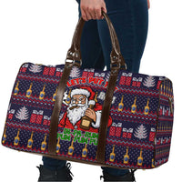 Lets Put The Rum Pum Pum Pum Christmas Travel Bag Xmas Holiday Patterns - Wonder Print Shop