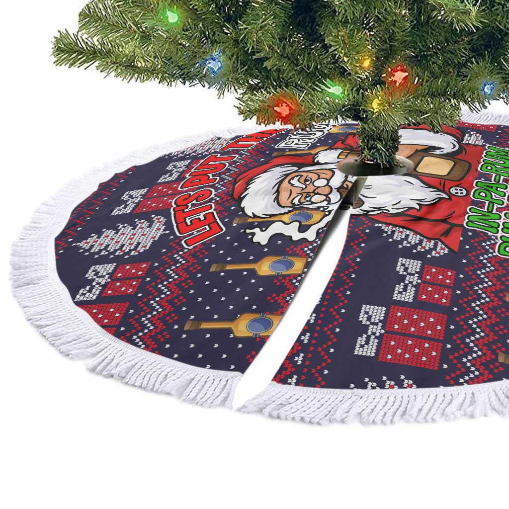 Lets Put The Rum Pum Pum Pum Christmas Tree Skirt Xmas Holiday Patterns - Wonder Print Shop