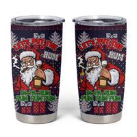 Lets Put The Rum Pum Pum Pum Christmas Tumbler Cup Xmas Holiday Patterns - Wonder Print Shop