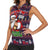 Lets Put The Rum Pum Pum Pum Christmas Women Sleeveless Polo Shirt Xmas Holiday Patterns - Wonder Print Shop
