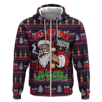 Lets Put The Rum Pum Pum Pum Christmas Zip Hoodie Xmas Holiday Patterns - Wonder Print Shop
