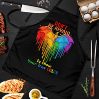 LGBT Dont Be Afraid Christmas Apron Xmas Holiday Patterns - Wonder Print Shop