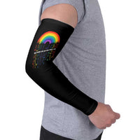 LGBT Dont Be Afraid Christmas Arm Sleeves Xmas Holiday Patterns - Wonder Print Shop