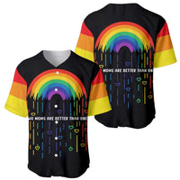 LGBT Dont Be Afraid Christmas Baseball Jersey Xmas Holiday Patterns - Wonder Print Shop