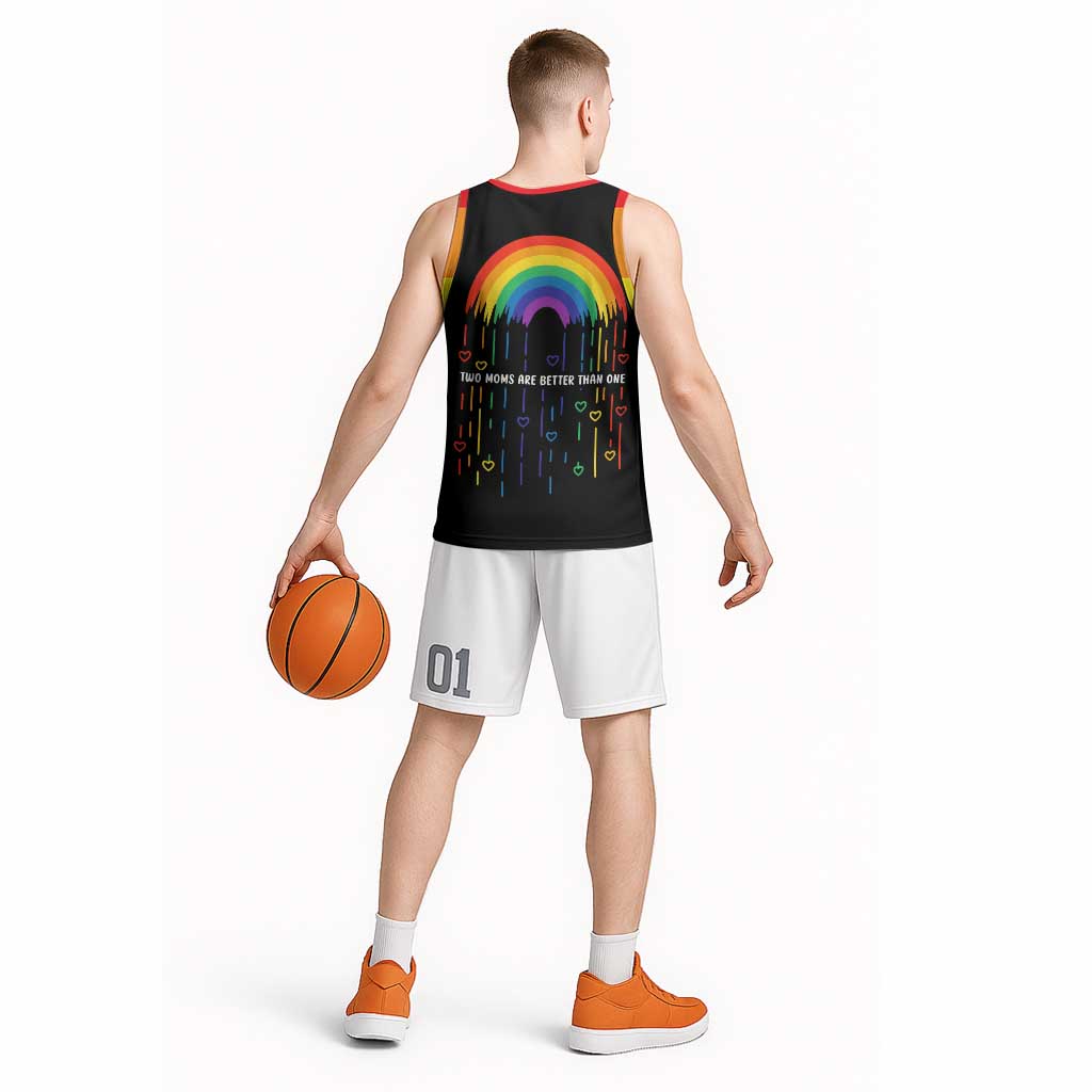 LGBT Dont Be Afraid Christmas Basketball Jersey Xmas Holiday Patterns - Wonder Print Shop
