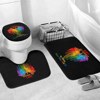 LGBT Dont Be Afraid Christmas Bathroom Set Xmas Holiday Patterns - Wonder Print Shop