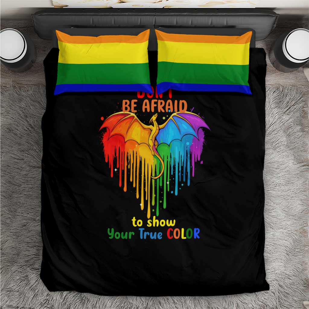 LGBT Dont Be Afraid Christmas Bedding Set Xmas Holiday Patterns - Wonder Print Shop