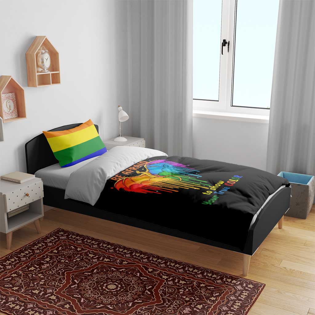 LGBT Dont Be Afraid Christmas Bedding Set Xmas Holiday Patterns - Wonder Print Shop