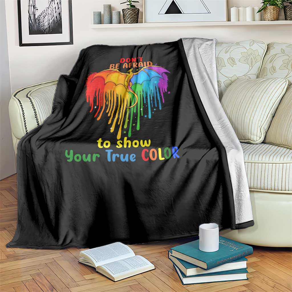 LGBT Dont Be Afraid Christmas Blanket Xmas Holiday Patterns - Wonder Print Shop