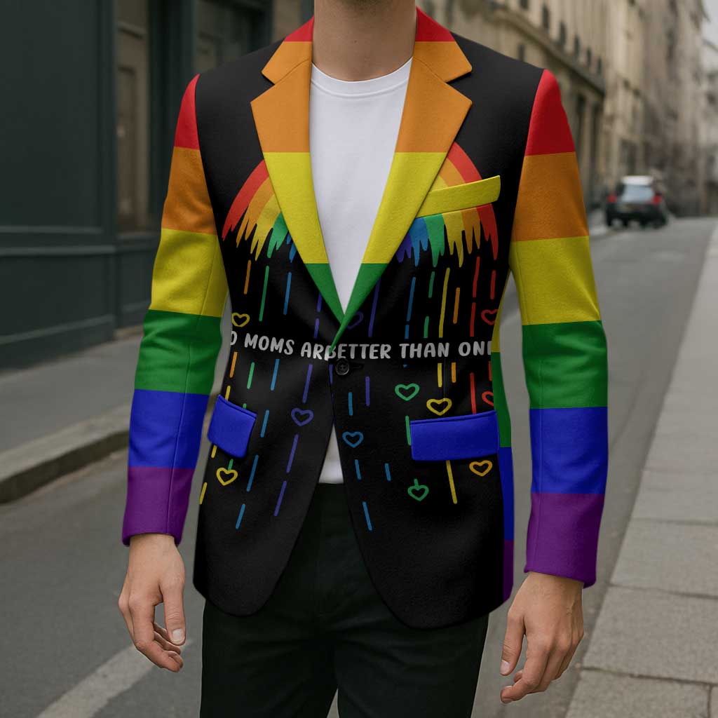 LGBT Dont Be Afraid Christmas Blazer Xmas Holiday Patterns - Wonder Print Shop