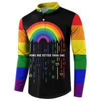 LGBT Dont Be Afraid Christmas Button Sweatshirt Xmas Holiday Patterns - Wonder Print Shop