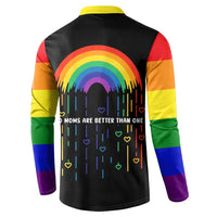 LGBT Dont Be Afraid Christmas Button Sweatshirt Xmas Holiday Patterns - Wonder Print Shop