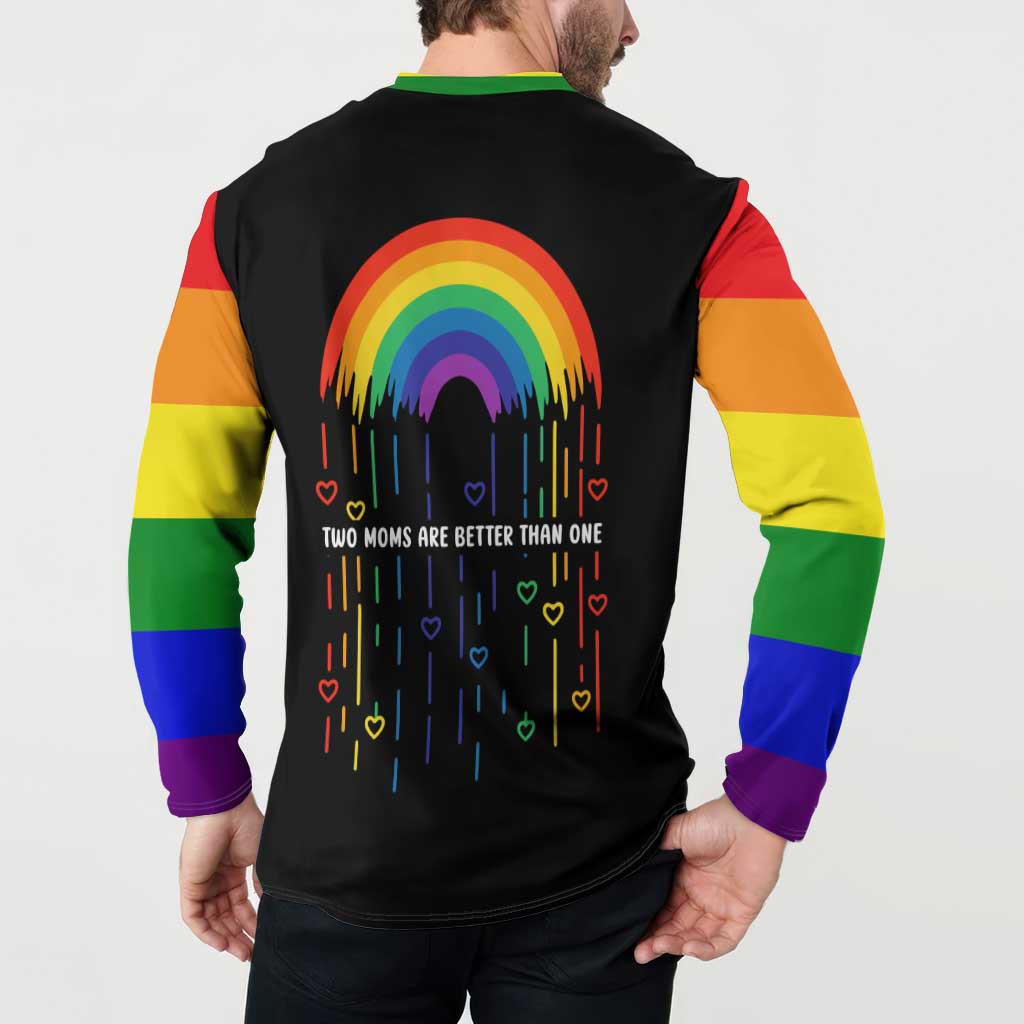 LGBT Dont Be Afraid Christmas Button Sweatshirt Xmas Holiday Patterns - Wonder Print Shop