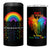 LGBT Dont Be Afraid Christmas 4 in 1 Can Cooler Tumbler Xmas Holiday Patterns - Wonder Print Shop