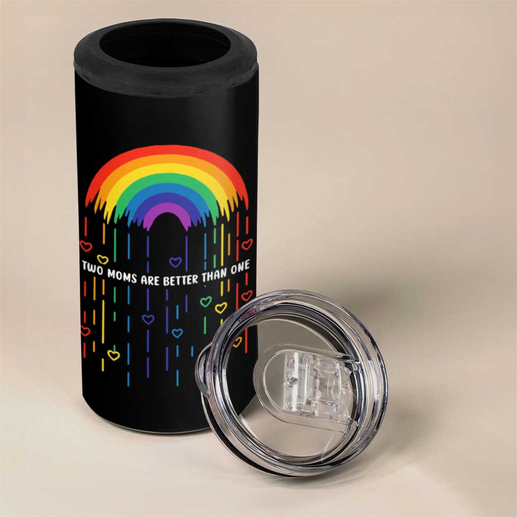 LGBT Dont Be Afraid Christmas 4 in 1 Can Cooler Tumbler Xmas Holiday Patterns - Wonder Print Shop