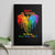 LGBT Dont Be Afraid Christmas Canvas Wall Art Xmas Holiday Patterns - Wonder Print Shop