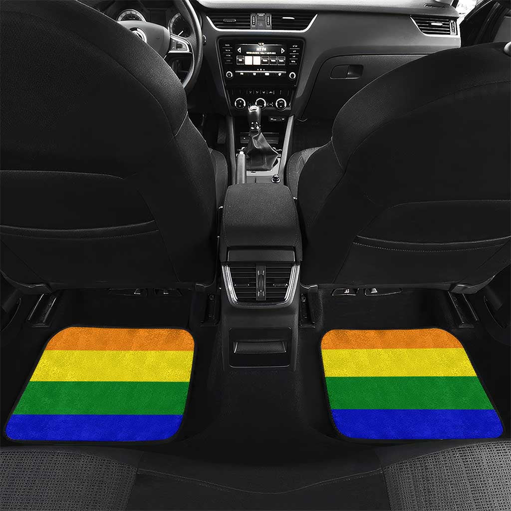 LGBT Dont Be Afraid Christmas Car Mats Xmas Holiday Patterns - Wonder Print Shop