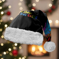 LGBT Dont Be Afraid Christmas Santa Hat Xmas Holiday Patterns - Wonder Print Shop