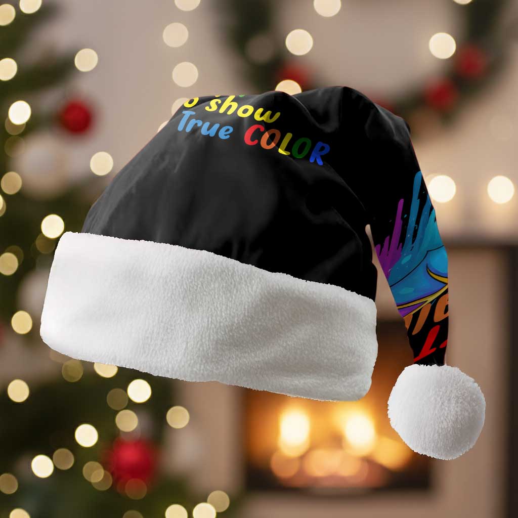 LGBT Dont Be Afraid Christmas Santa Hat Xmas Holiday Patterns - Wonder Print Shop