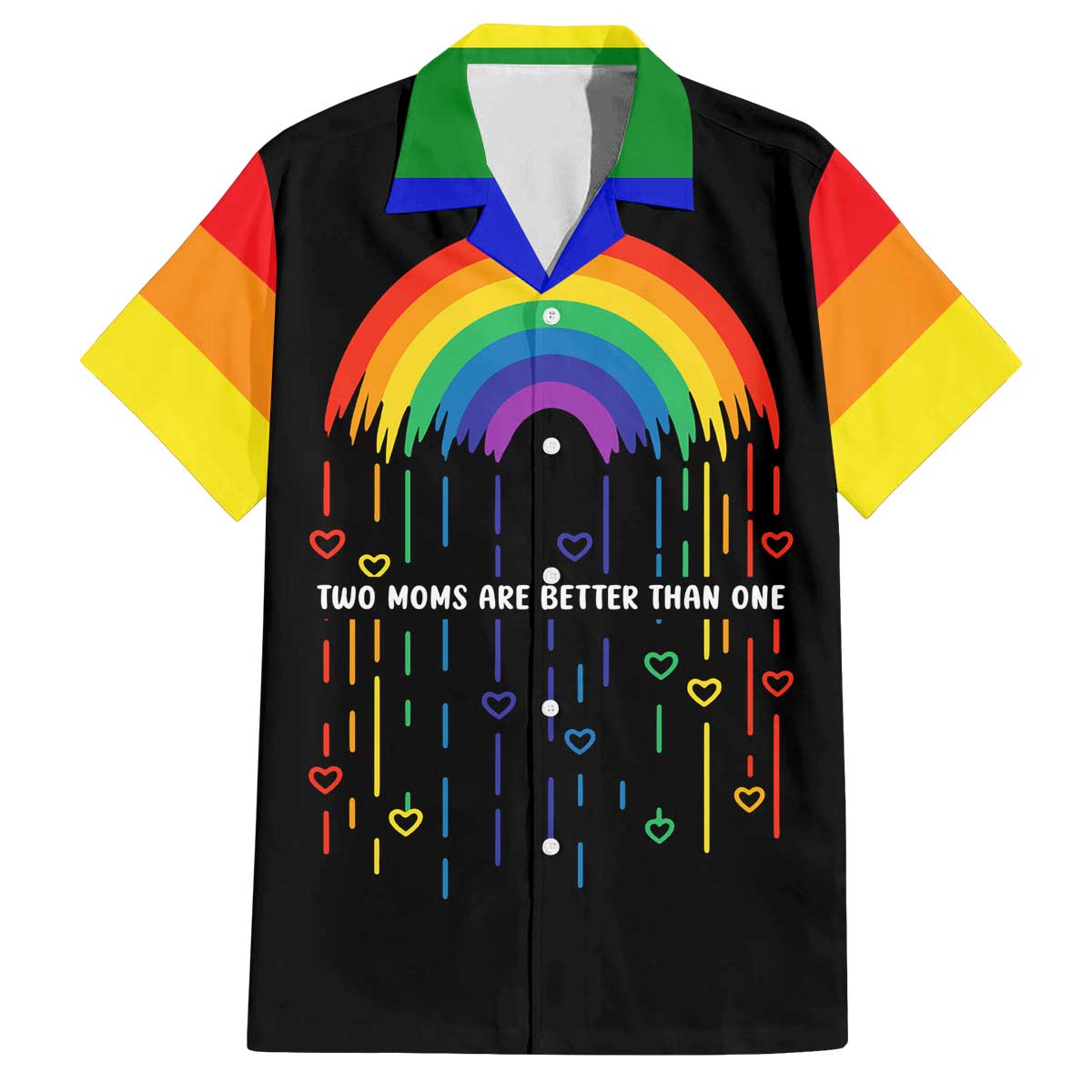 LGBT Dont Be Afraid Christmas Family Matching Off The Shoulder Long Sleeve Dress and Hawaiian Shirt Xmas Holiday Patterns - Wonder Print Shop