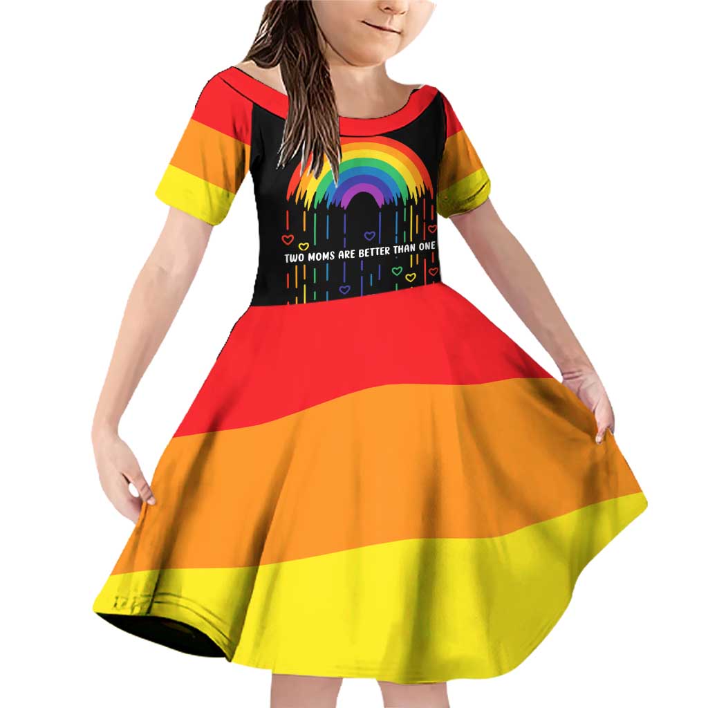 LGBT Dont Be Afraid Christmas Family Matching Off Shoulder Short Dress and Hawaiian Shirt Xmas Holiday Patterns - Wonder Print Shop