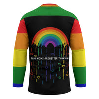 LGBT Dont Be Afraid Christmas Hockey Jersey Xmas Holiday Patterns - Wonder Print Shop