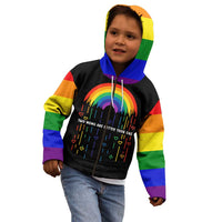 LGBT Dont Be Afraid Christmas Kid Hoodie Xmas Holiday Patterns - Wonder Print Shop