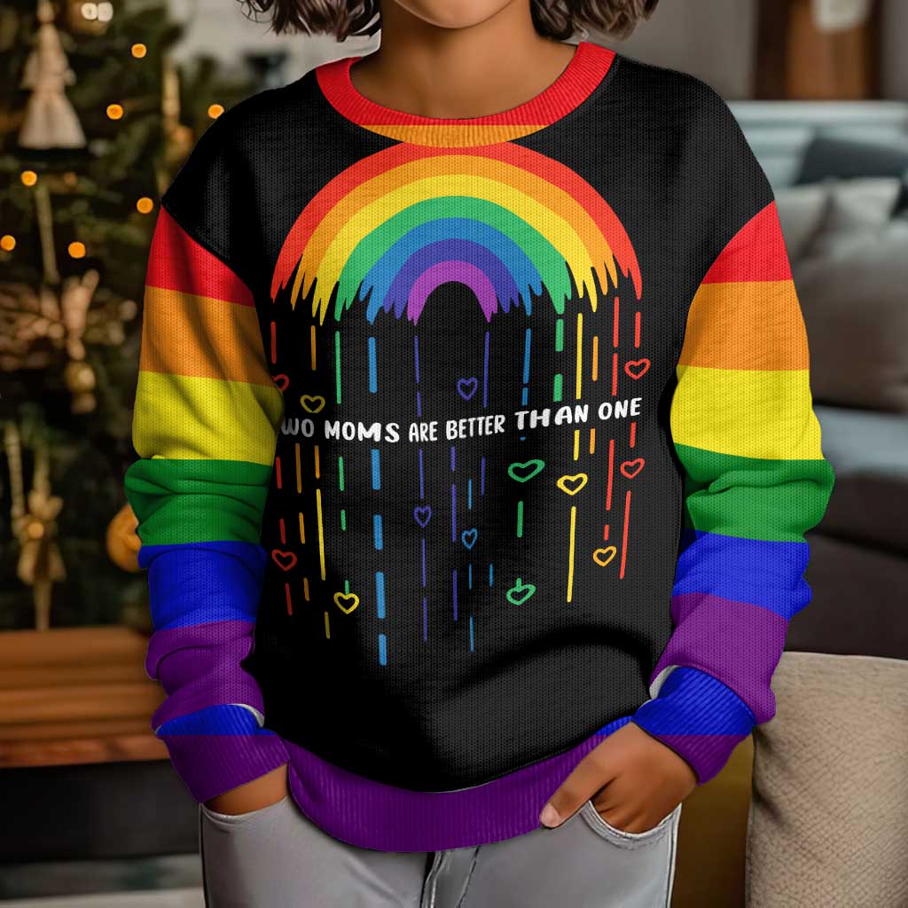 LGBT Dont Be Afraid Christmas Kid Ugly Christmas Sweater Xmas Holiday Patterns - Wonder Print Shop