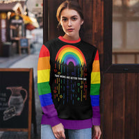 LGBT Dont Be Afraid Christmas Ugly Christmas Sweater Xmas Holiday Patterns - Wonder Print Shop