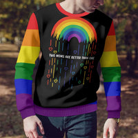 LGBT Dont Be Afraid Christmas Ugly Christmas Sweater Xmas Holiday Patterns - Wonder Print Shop