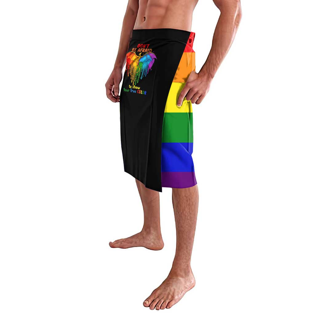 LGBT Dont Be Afraid Christmas Lavalava Xmas Holiday Patterns - Wonder Print Shop