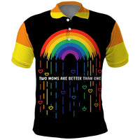 LGBT Dont Be Afraid Christmas Polo Shirt Xmas Holiday Patterns - Wonder Print Shop