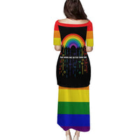 LGBT Dont Be Afraid Christmas Puletasi Xmas Holiday Patterns - Wonder Print Shop