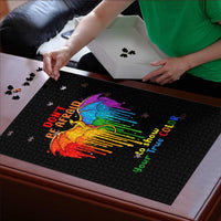 LGBT Dont Be Afraid Christmas Puzzle Xmas Holiday Patterns - Wonder Print Shop