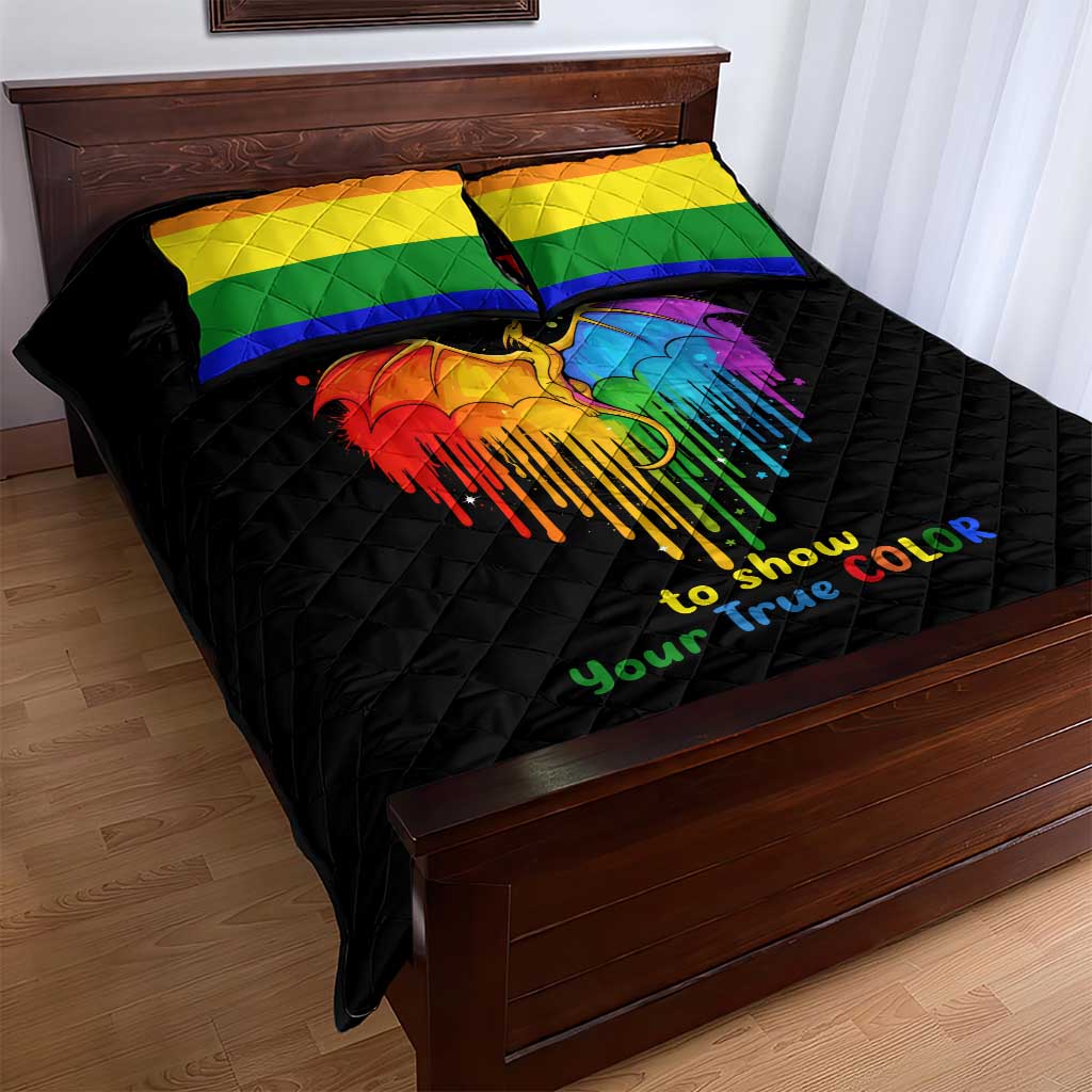 LGBT Dont Be Afraid Christmas Quilt Bed Set Xmas Holiday Patterns - Wonder Print Shop