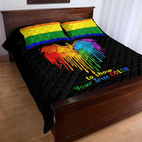 LGBT Dont Be Afraid Christmas Quilt Bed Set Xmas Holiday Patterns - Wonder Print Shop