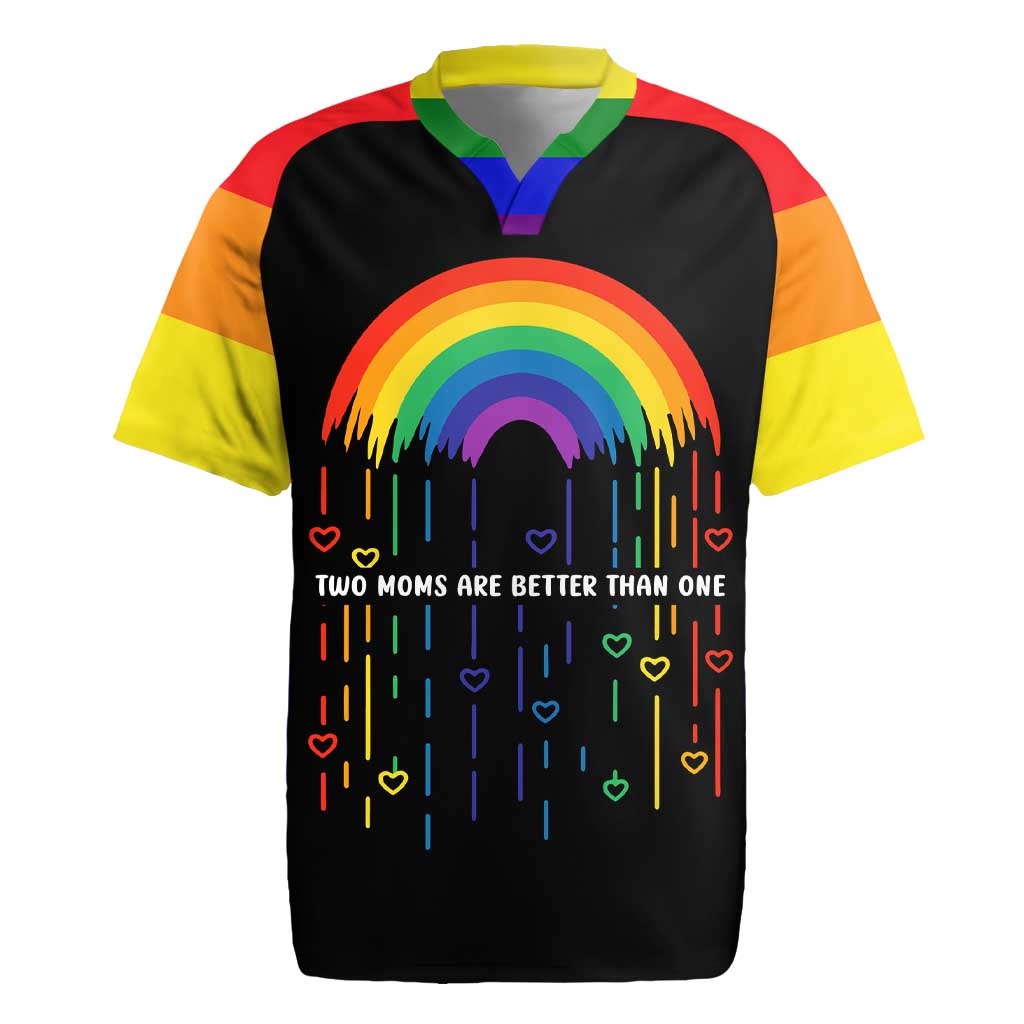 LGBT Dont Be Afraid Christmas Rugby Jersey Xmas Holiday Patterns - Wonder Print Shop