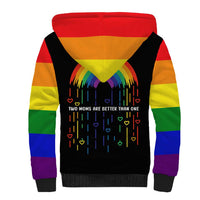 LGBT Dont Be Afraid Christmas Sherpa Hoodie Xmas Holiday Patterns - Wonder Print Shop