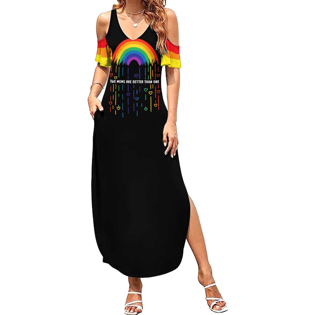 LGBT Dont Be Afraid Christmas Summer Maxi Dress Xmas Holiday Patterns - Wonder Print Shop