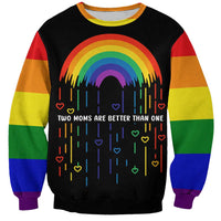 LGBT Dont Be Afraid Christmas Sweatshirt Xmas Holiday Patterns - Wonder Print Shop