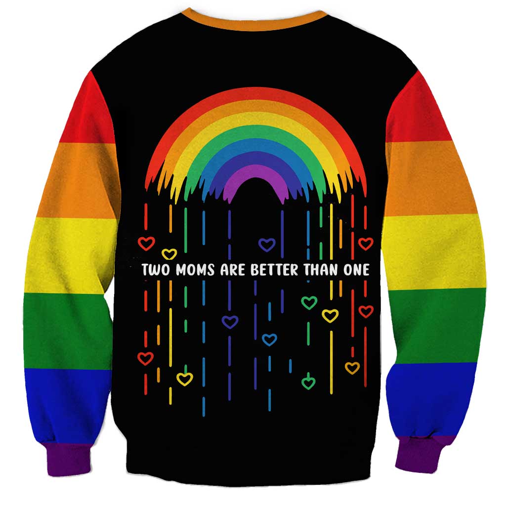 LGBT Dont Be Afraid Christmas Sweatshirt Xmas Holiday Patterns - Wonder Print Shop