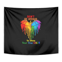 LGBT Dont Be Afraid Christmas Tapestry Xmas Holiday Patterns - Wonder Print Shop