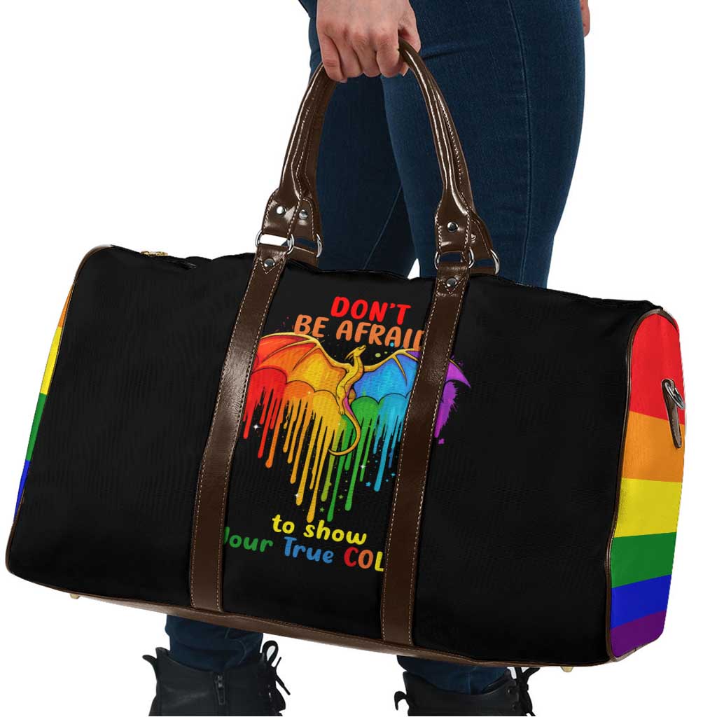 LGBT Dont Be Afraid Christmas Travel Bag Xmas Holiday Patterns - Wonder Print Shop