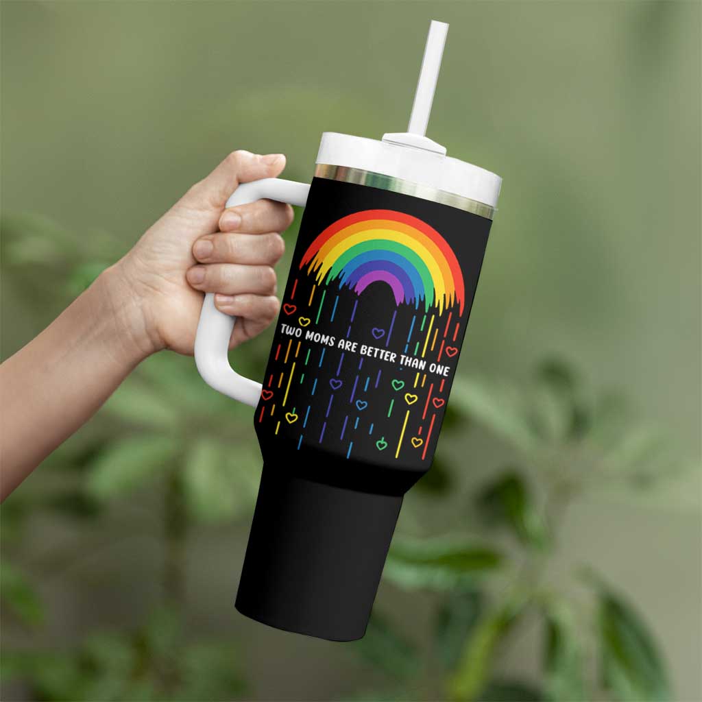 LGBT Dont Be Afraid Christmas Tumbler With Handle Xmas Holiday Patterns - Wonder Print Shop