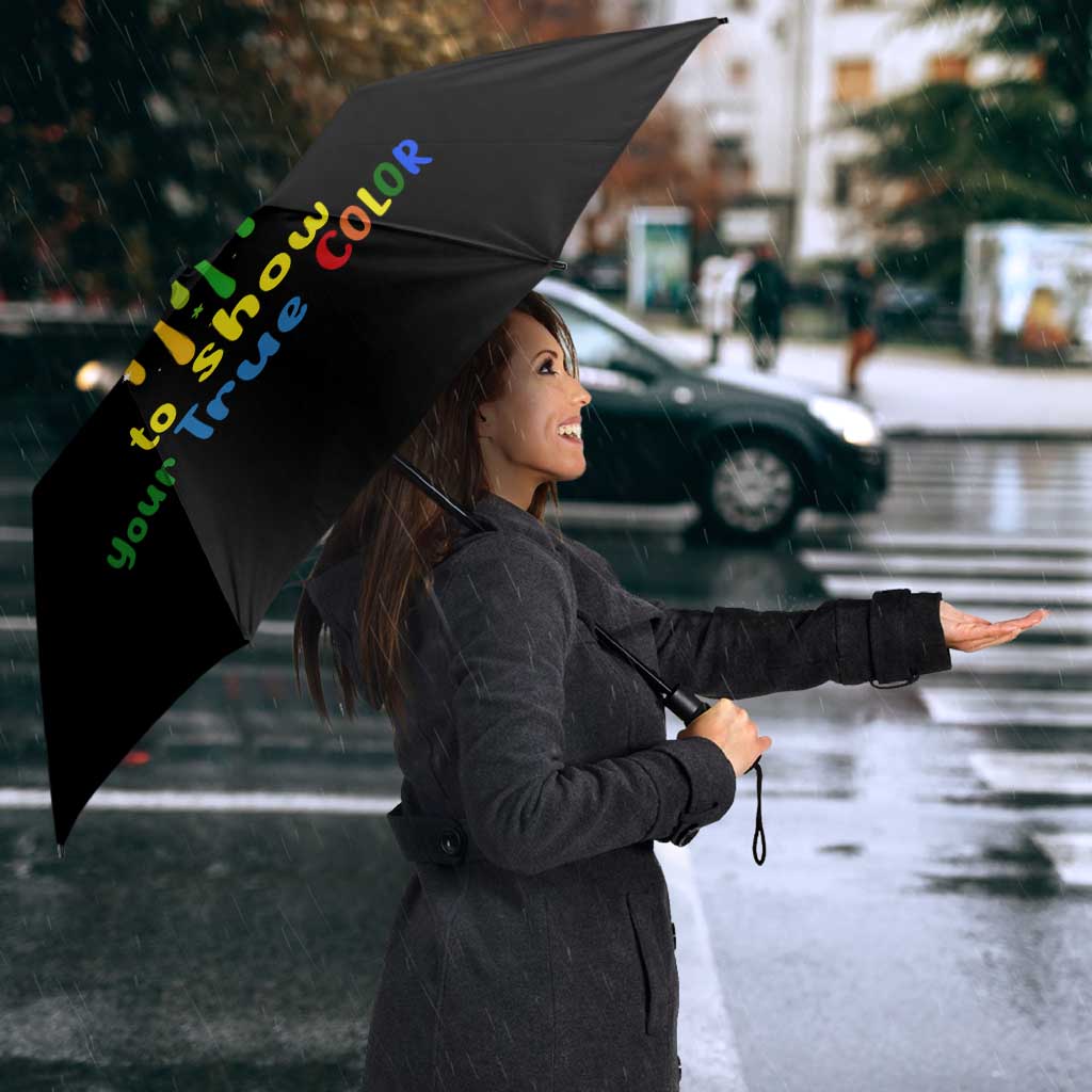 LGBT Dont Be Afraid Christmas Umbrella Xmas Holiday Patterns - Wonder Print Shop